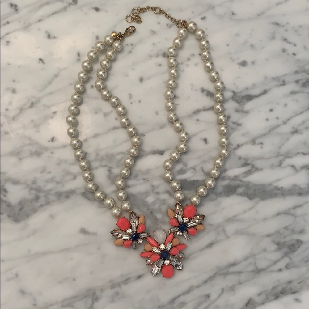 JCrew statement Pearl necklace
